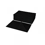 Eko higiena ba09 50 050perf cz jednorazovy uterak z vlakniny perforovany cierny 70x40 cm 29052 w800 h600