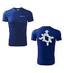Emili kool meeste spordisärk kuninglik sinine l3 wear print