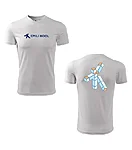 Emili kool meeste spordisärk valge l6 wear print