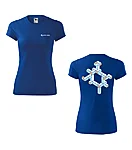 Emili kool naiste spordisärk kuninglik sinine l3 wear print