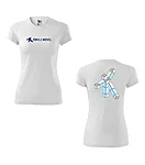 Emili kool naiste spordisärk valge l6 wear print