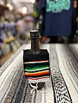 Bottle poncho serape black 1