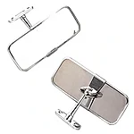 Chromed inner rearview mirror