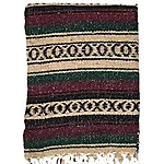 Falsa blanket beige burgundy green