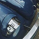 Louvered stainless headlight visor 1