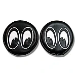 Mooneyes headlight covers black eyes
