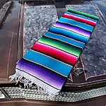Multicolor serape aqua 11