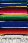 Multicolor serape royal blue 1