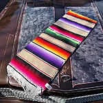 Multicolor serape tan 11