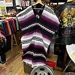 Poncho falsa purple 1