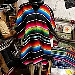 Poncho serape black 1
