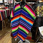Poncho serape blue 1