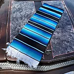 Serape black blue 11