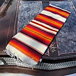 Serape cream orange 11
