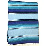 Serape two color light blue