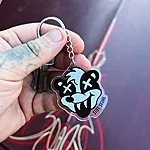 Stiff skunk skunkhead clear key ring 5
