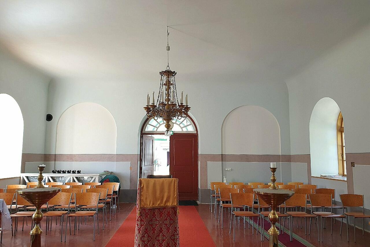 Kihnu Püha Nikolai õigeusu kirik pärast restaureerimistöid Kihnu Püha Nikolai õigeusu kirik pärast restaureerimistöid