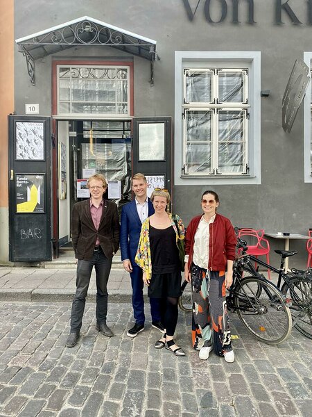2022: Kolleegide Kaarel Oja, Joosep Vimma ja Natalie Metsaga Tallinna Linnavalitsusest