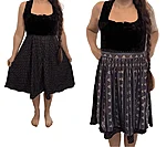Dirndl sametise osaga ruut