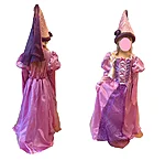 Helelilla kleit lapsele roosa ring