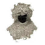 Jõuluvana parukas ja habe krussis