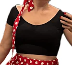 Must nabapluus seljas väiksem