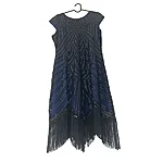 Sinine gatsby kleit