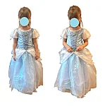 Sinine kleit lapse seljas sinine ring