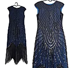 Sinine vintage kleit xs ruut