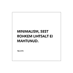 Minimalism m