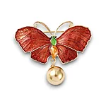 Lepatriinu rippuva pärliga punane photoroom