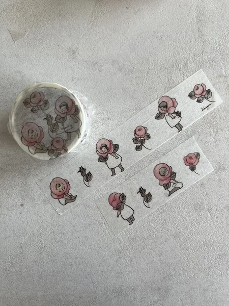 washi teip Roses, Krimgen washi teip Roses, Krimgen