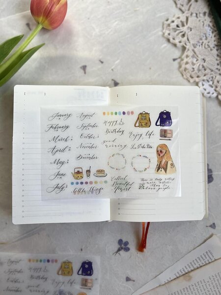 Siirdekleebised For Calendar, La Dolce Vita Siirdekleebised For Calendar, La Dolce Vita