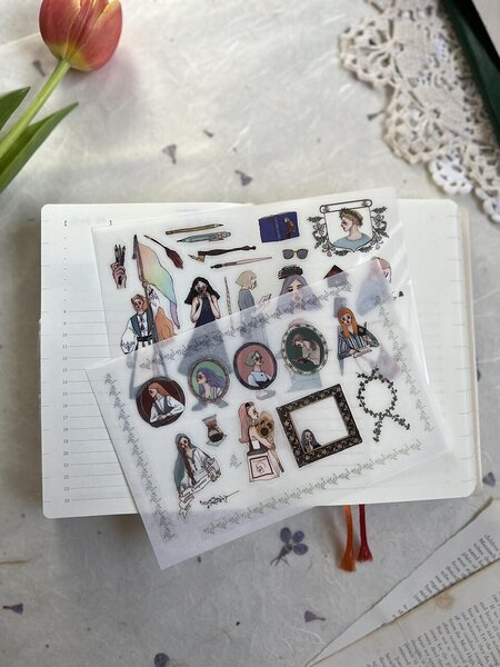 Siirdekleebised Literature Girl, La Dolce Vita Siirdekleebised Literature Girl, La Dolce Vita