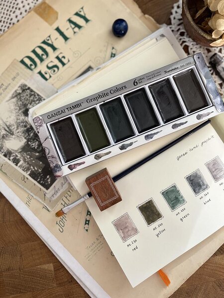 Watercolors Gansai Tambi, Kuretake Watercolors Gansai Tambi, Kuretake