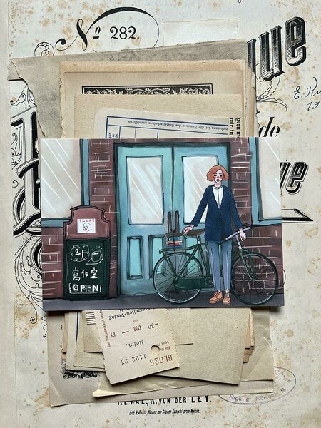 postkaart Writing Room, La Dolce Vita postkaart Writing Room, La Dolce Vita