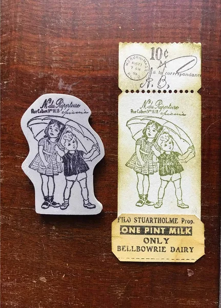 rubber stamp Rain Rain Go Away, MicMoc rubber stamp Rain Rain Go Away, MicMoc