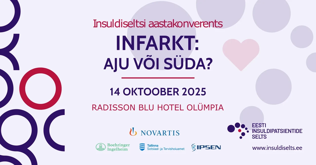 PRESSITEADE: Eksperdid ja patsiendid jagavad kogemusi ja tõstavad teadlikkust südame ja aju tervise kohta! PRESSITEADE: Eksperdid ja patsiendid jagavad kogemusi ja tõstavad teadlikkust südame ja aju tervise kohta!