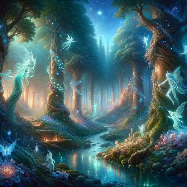 Forest of Whimsy: The Magic of Nature's Twinkle ©BelieveInYourself.ee