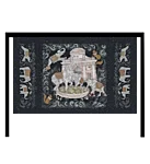 Arctic elephants dark blue pareo copy