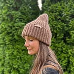 Unisex muts bohomüts pruun mandel 01