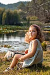 Cocoon kids dress sage1
