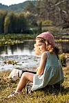 Cocoon kids dress sage3