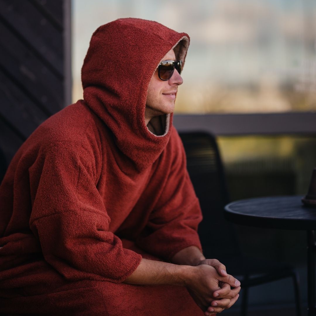 Rooste surfiponcho varrukatega Rooste surfiponcho varrukatega