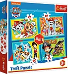34346txs 34346t 1 puzzle set 4 in 1 paw patrol