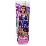 51773kp barbie mattel piriltili barbie oyuncak model bebek t7580 fxl69 siyah cizgili elbiseli 36863 500x500