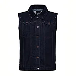 King kerosin ride fast die last denim vest 1