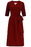 Vivienwrapdress wine 1