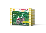 Kd candles art green vis face yellow