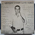 Leonard cohen – live songs